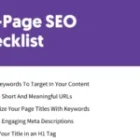 On Page SEO Checklist: Boost Your Rankings with These Must-Have Elements