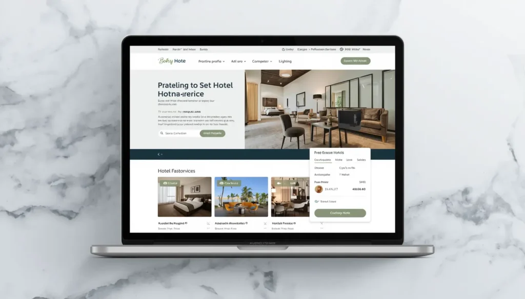 hotel website optimization and booking system