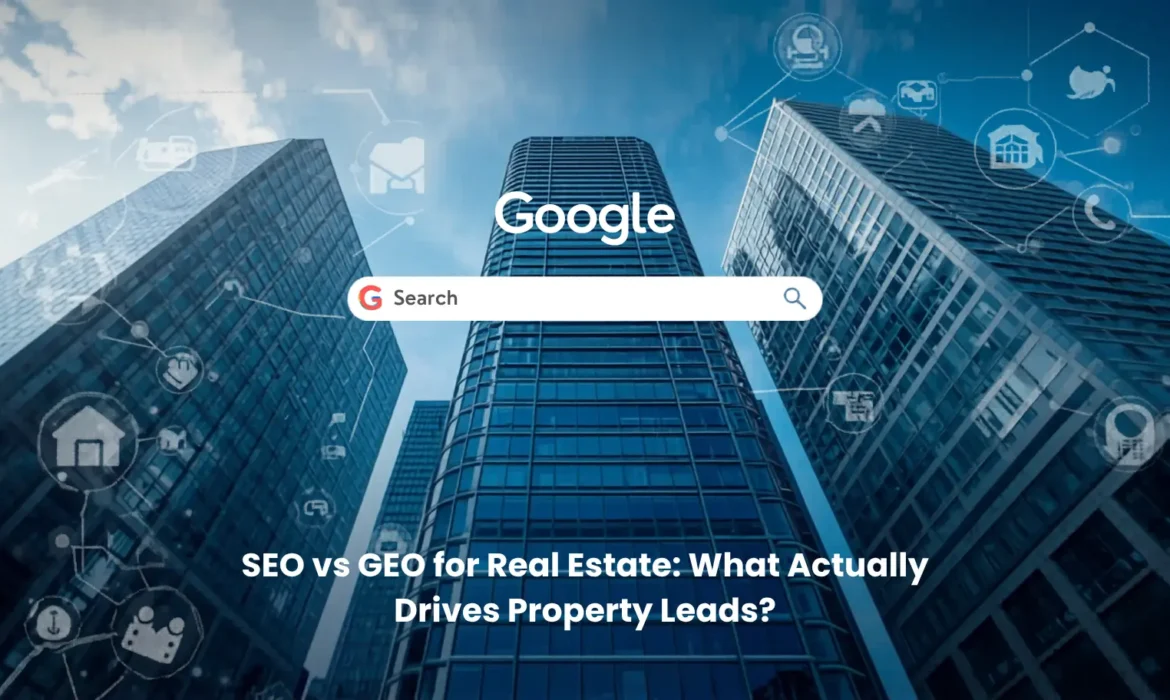 SEO vs GEO for Real Estate What Actually Drives Property Leads