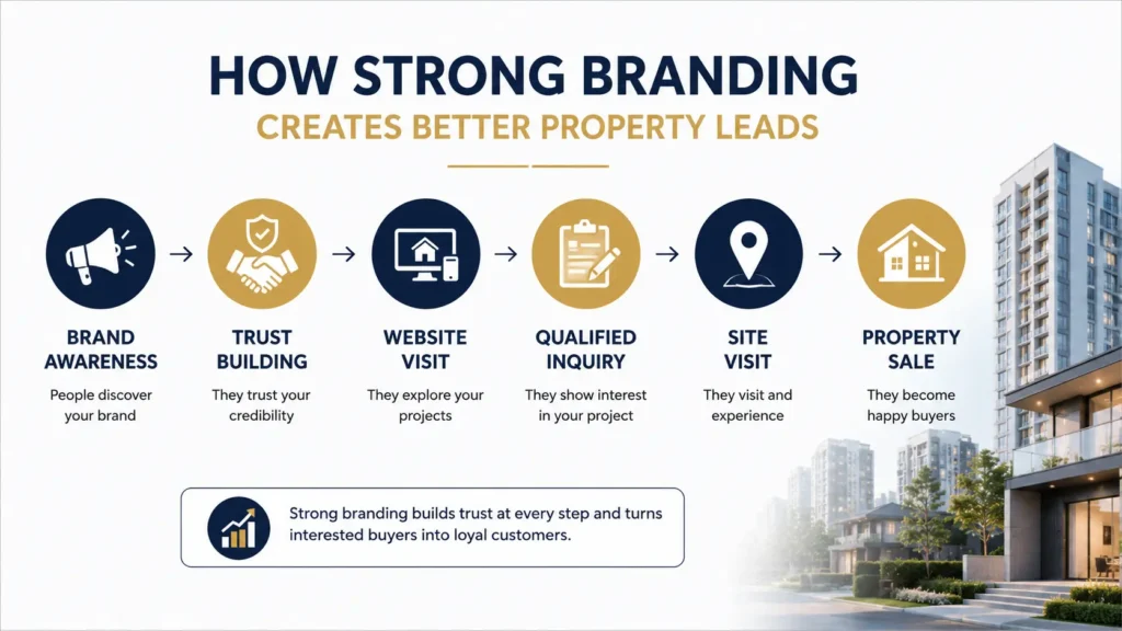 Real estate branding lead generation funnel