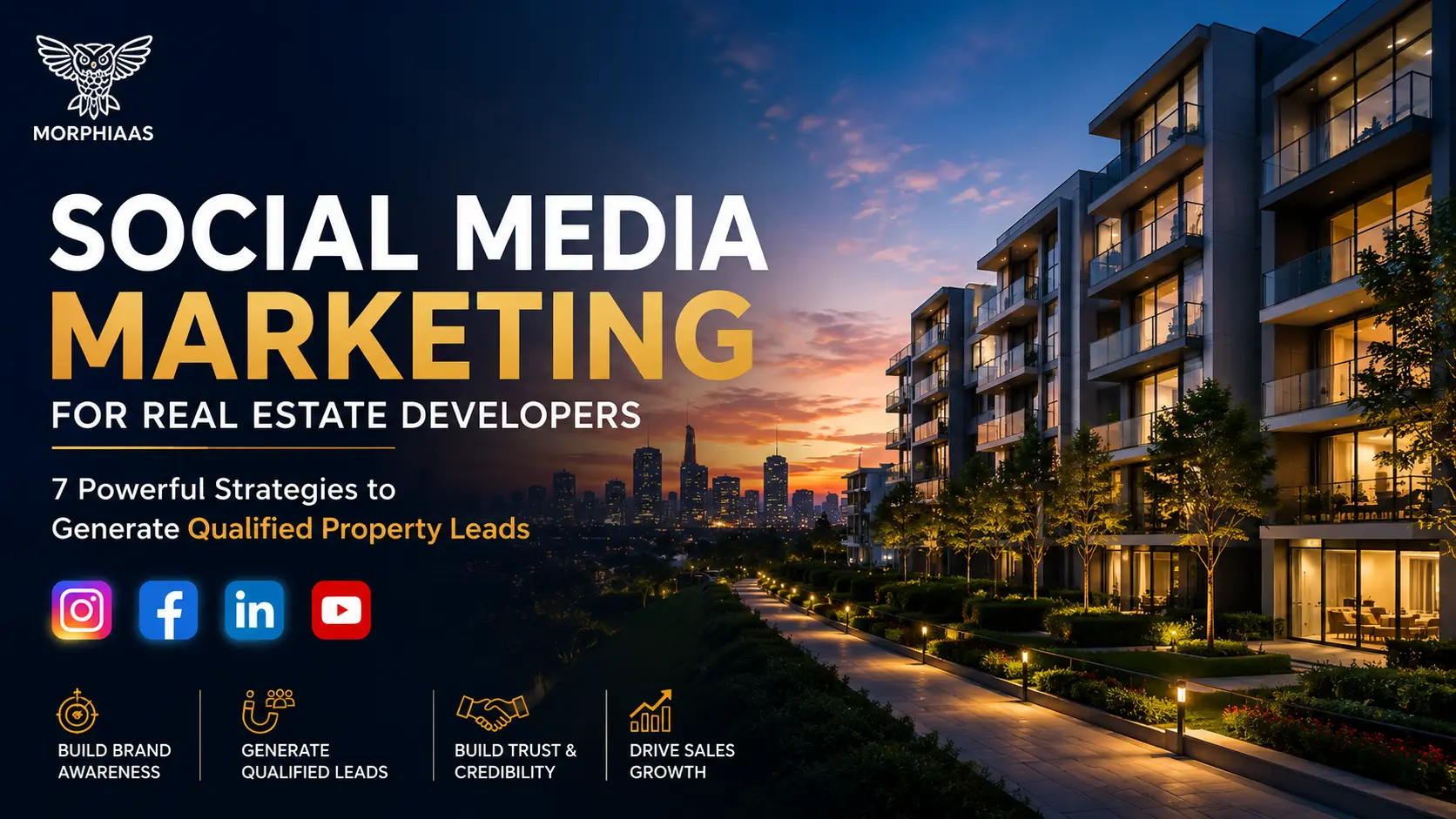 Social Media Marketing for Real Estate Banner Social Media Marketing for Real Estate Banner