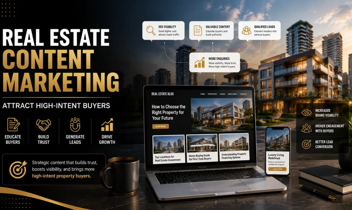 Real Estate Content Marketing helping developers attract high-intent buyers