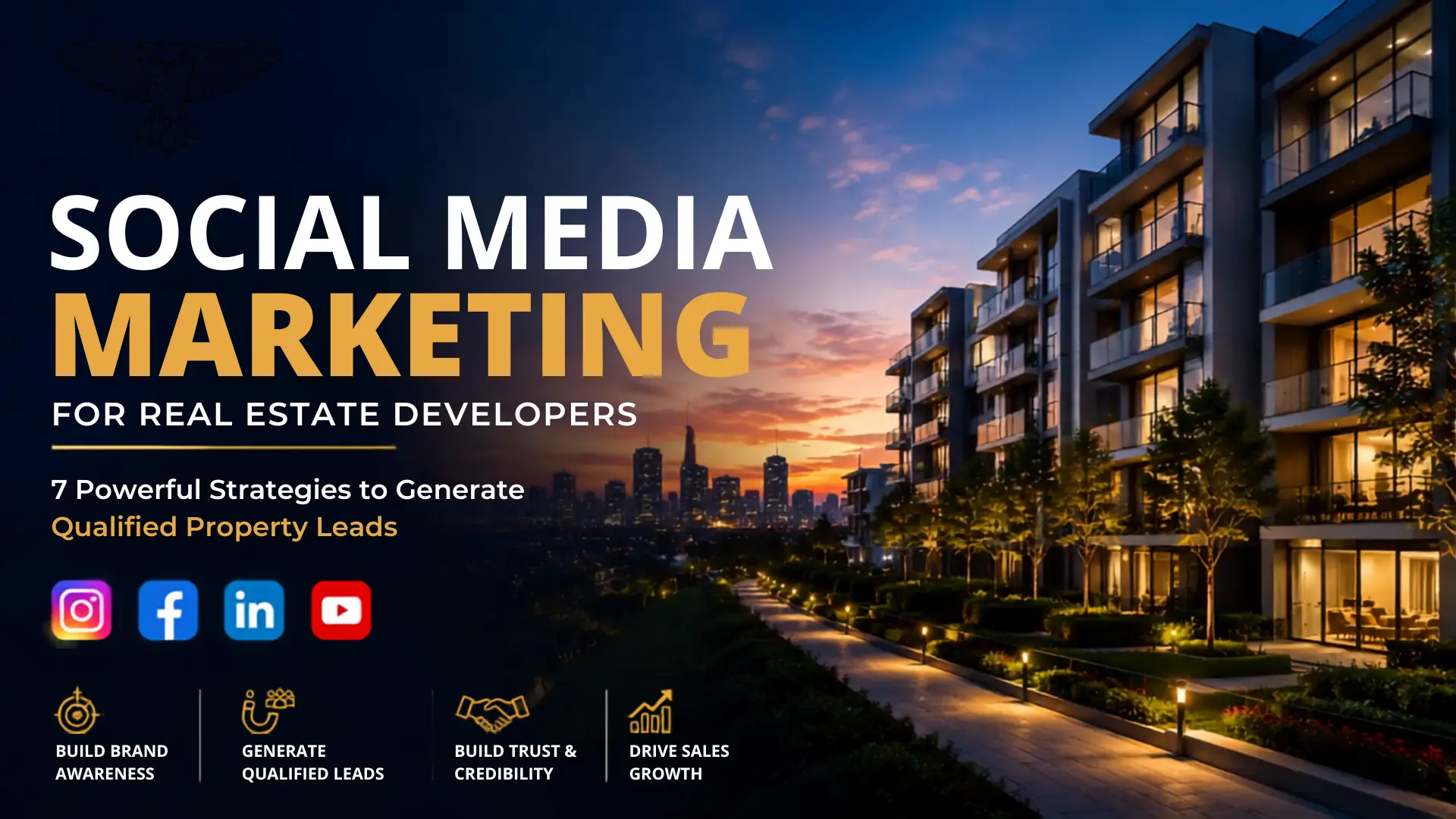 Social Media Marketing for Real Estate Banner