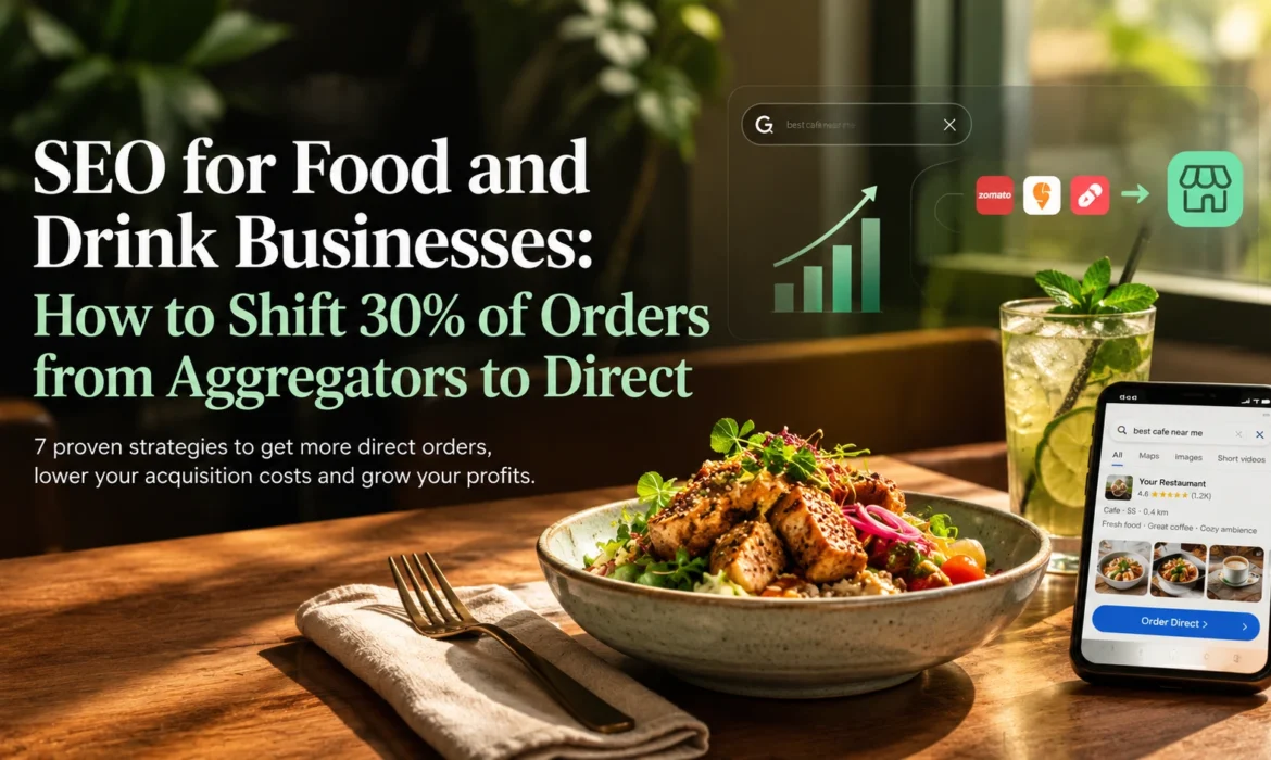 SEO for food and drink businesses to shift orders from aggregators to direct