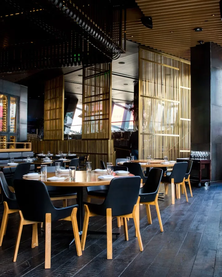 Fine dining restaurant interior