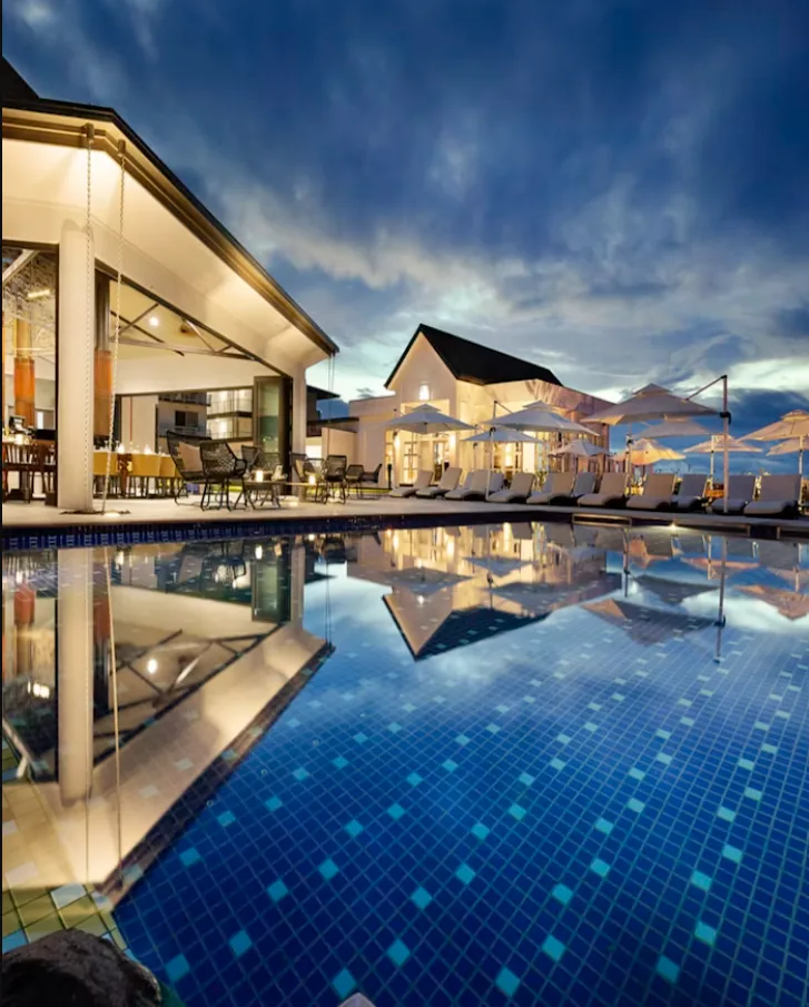 Resort with pool