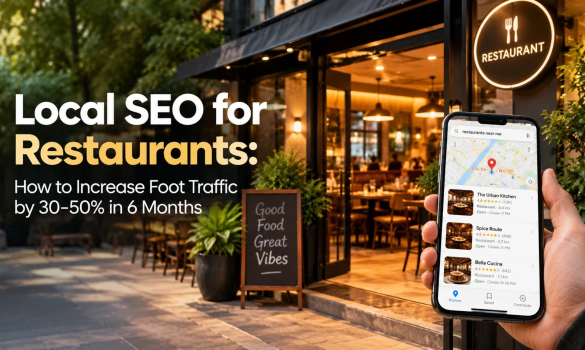 Local SEO for restaurants to increase foot traffic