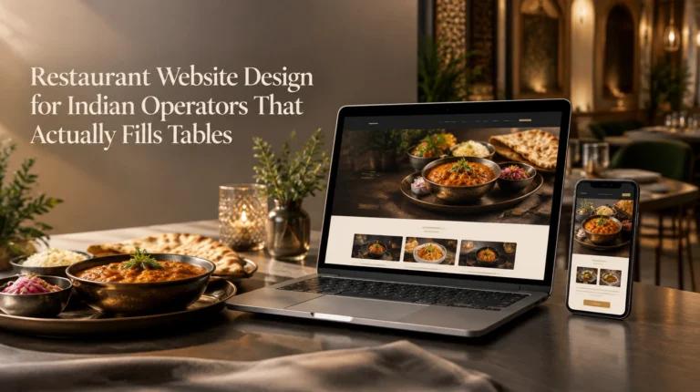 Restaurant Website Design India Restaurant website design for Indian restaurant operators