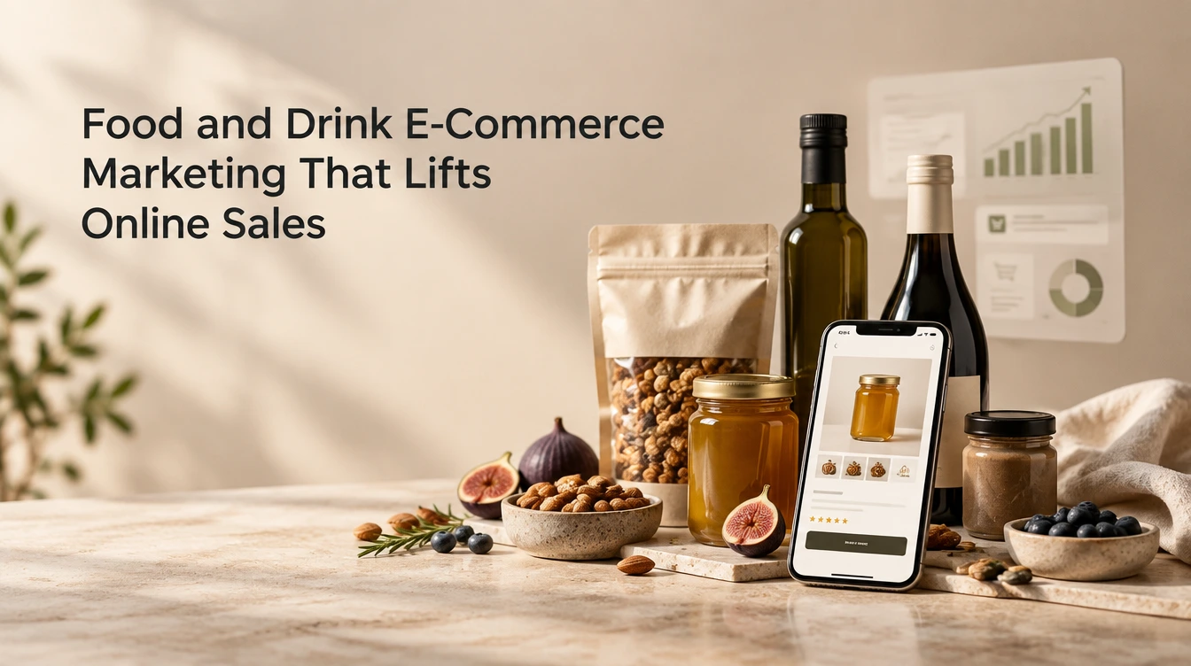 Food and Drink E-Commerce Marketing Food and drink e-commerce marketing strategy to lift online sales for F&B brands