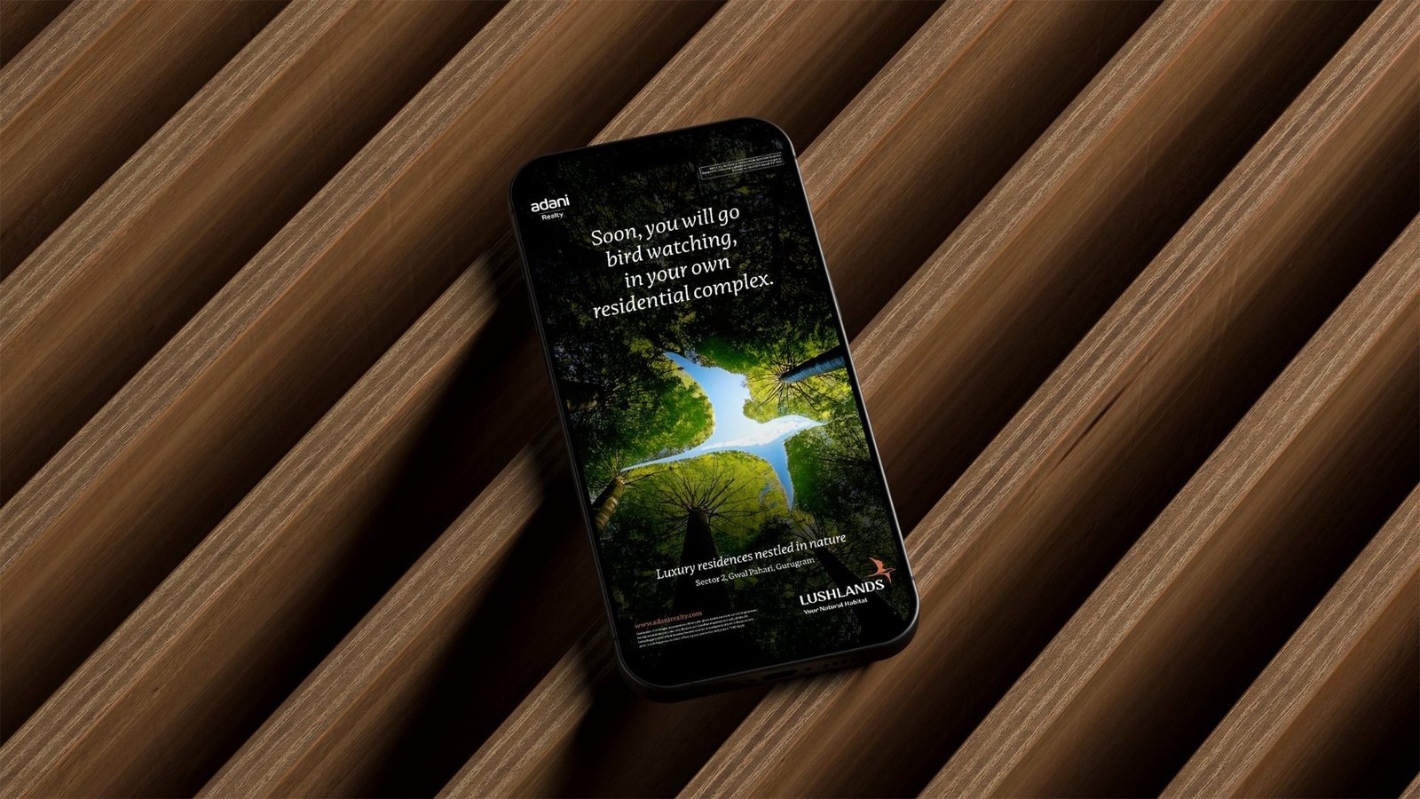 Lushlands by Adani Realty brand touchpoint