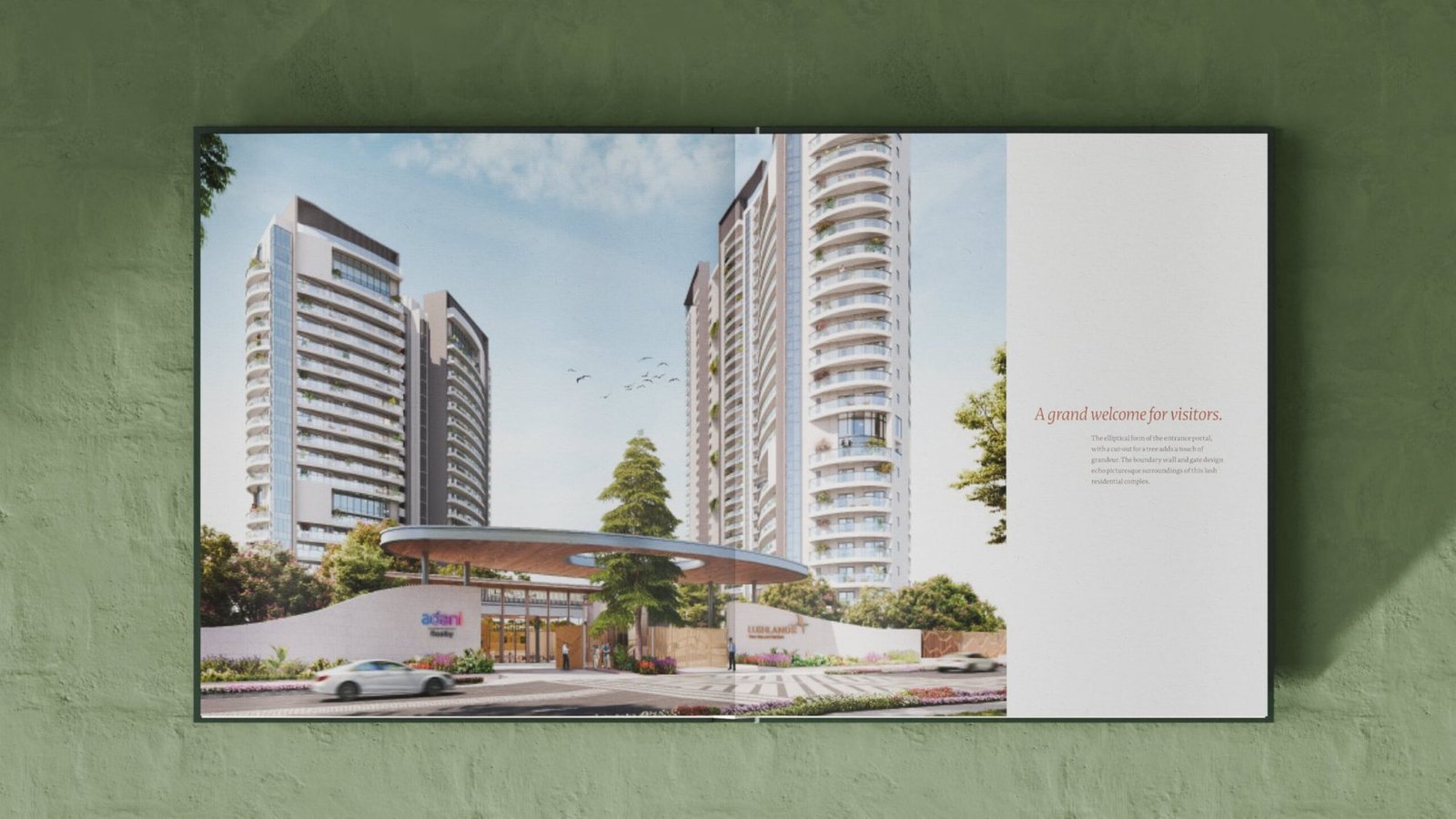 Lushlands by Adani Realty brand touchpoint