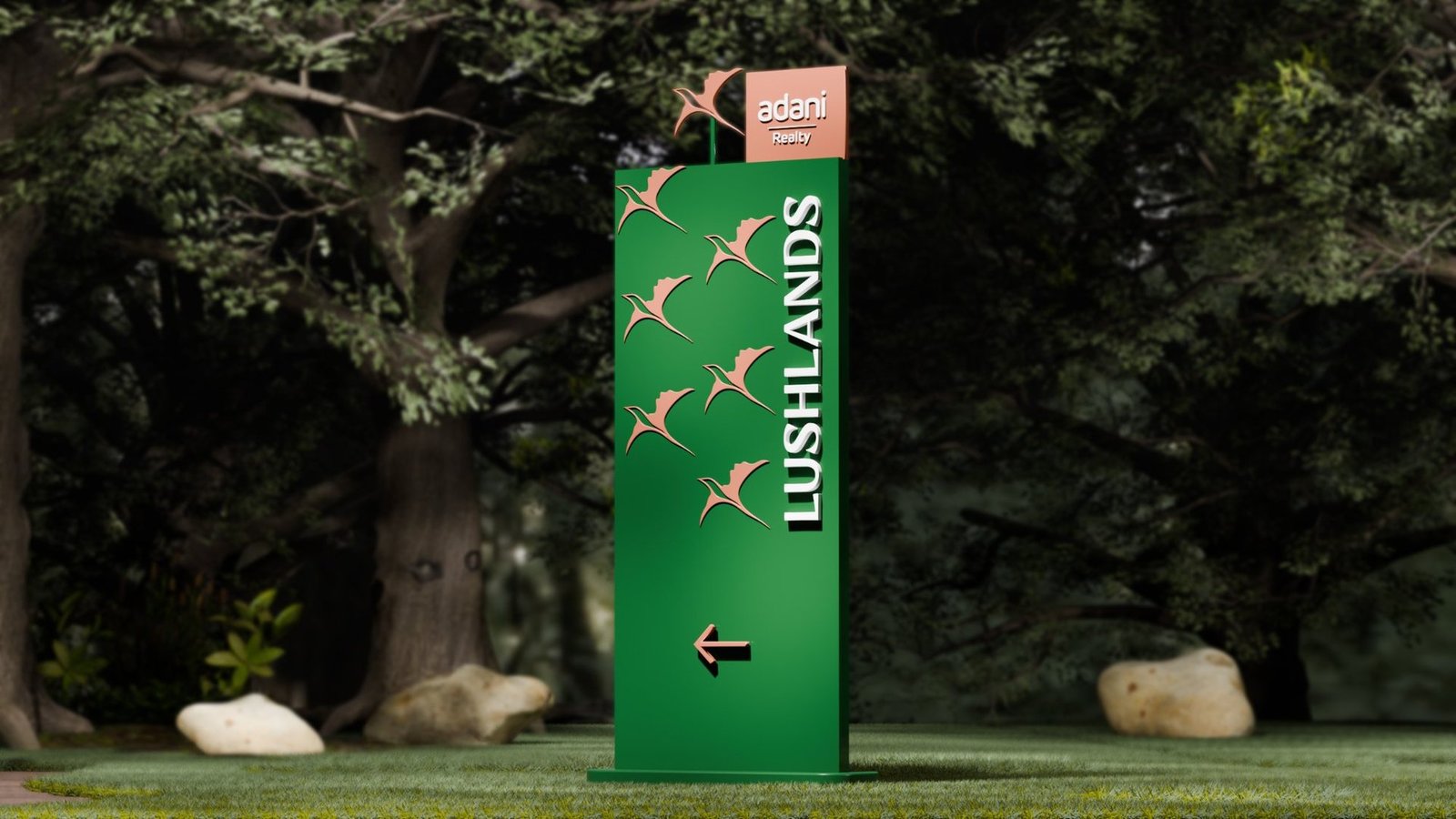 Lushlands by Adani Realty brand touchpoint