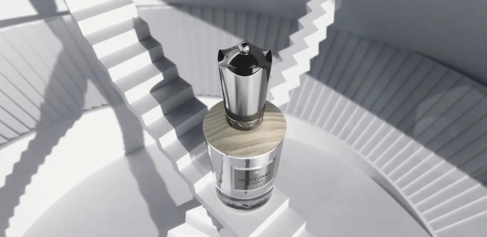 MIND GAMES 3D product film still, architectural space