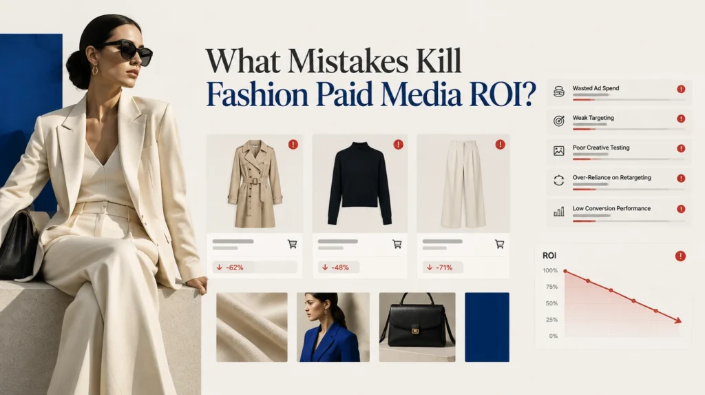 Mistakes That Kill Fashion Paid Media ROI Common mistakes that reduce fashion paid media ROI