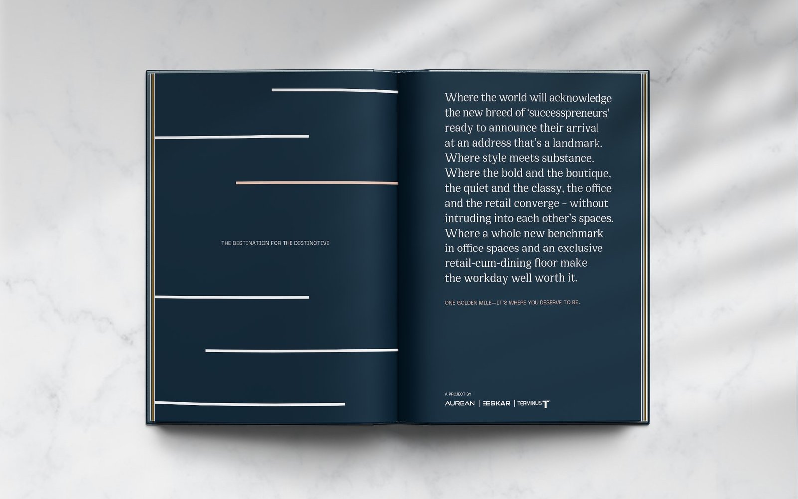 One Golden Mile brand touchpoint