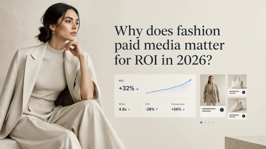 Why Fashion Paid Media Matters for ROI Why fashion paid media matters for ROI in 2026